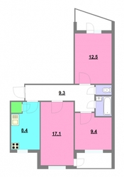 Продам 3-комн., 59000 у.е., ул. Куйбышева (рядом с ГАИ)