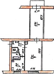 недорого 2-х комнатная квартира