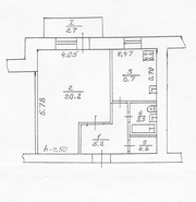 Продам 1к. в кирпичном доме