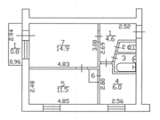 Квартира от собственника. Обременений нет. Документы готовы.