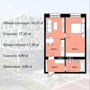 Квартира в новострое ЖК Urban City 44.2 м2. 